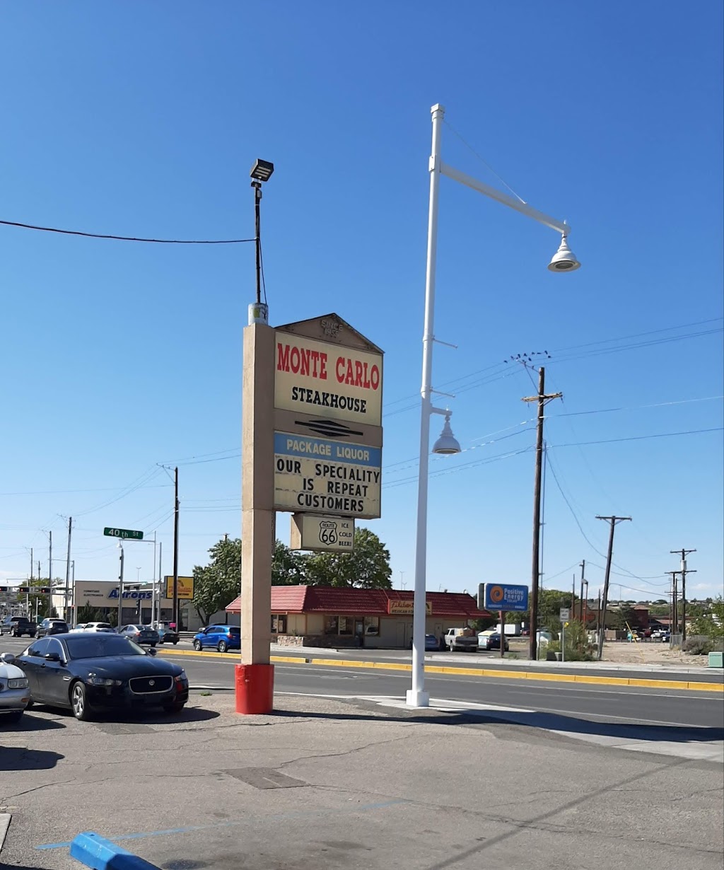 Monte Carlo Liquors & Steak House | 3916 Central Ave SW, Albuquerque, NM 87105, USA | Phone: (505) 836-9886