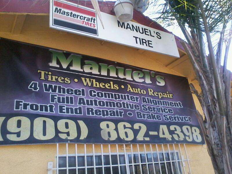 Manuels Tires Shop | 26561 Base Line St, Highland, CA 92346, USA | Phone: (909) 862-4398