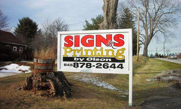 Signs & Printing by Olson | 2671 NY-22, Patterson, NY 12563 | Phone: (845) 878-2644