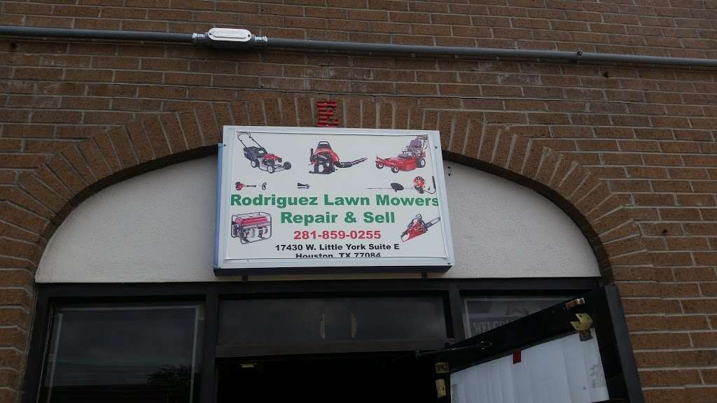 Rodriguez Lawnmower Repair & Sale | 17430 W Little York Rd, Houston, TX 77084, USA | Phone: (281) 859-0255