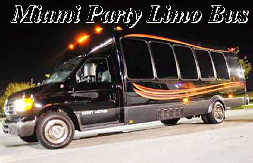 Miami Party Limo Bus | 9621 Fontainebleau Blvd #315, Miami, FL 33172, USA | Phone: (954) 914-6159