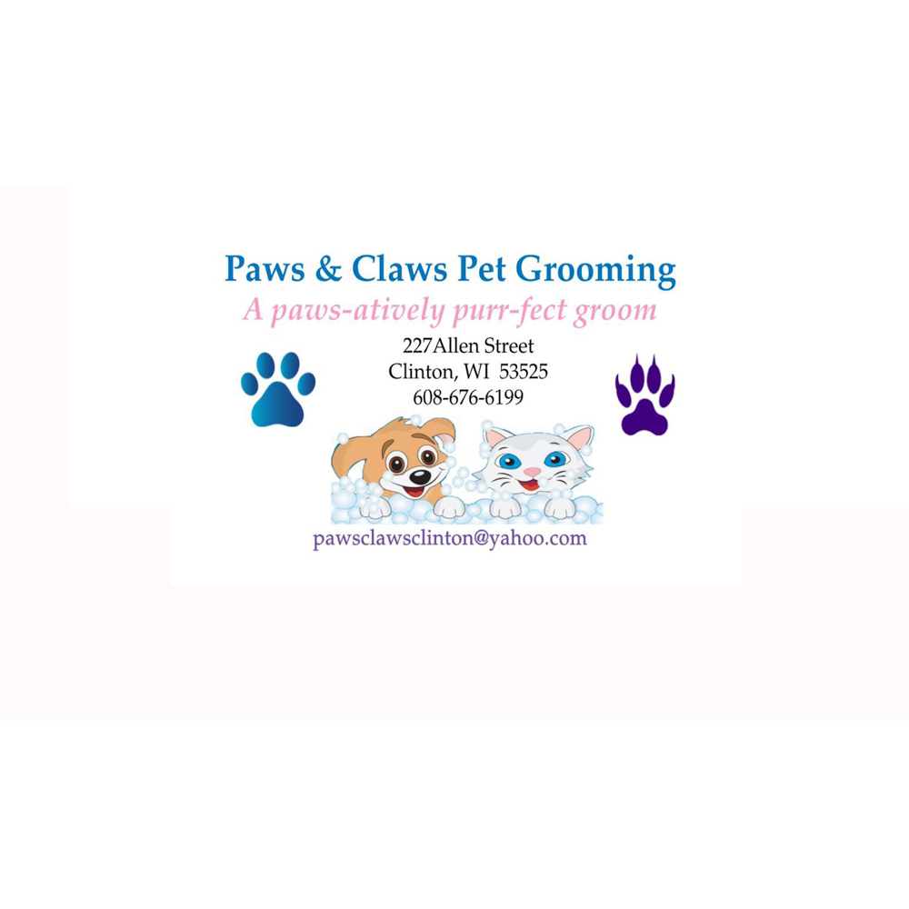 Paws and Claws Pet Grooming | 227 Allen St, Clinton, WI 53525, USA | Phone: (608) 676-6199