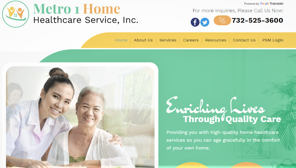 Metro 1 Home HealthCare Services Inc. | 439 Main St #203, City of Orange, NJ 07050, USA | Phone: (973) 677-0100