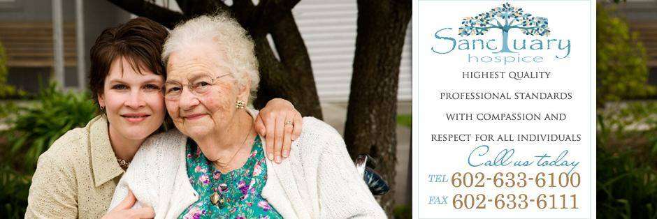 Hospice Sanctuary | 13845 N Northsight Blvd #101, Scottsdale, AZ 85260, USA | Phone: (602) 633-6100