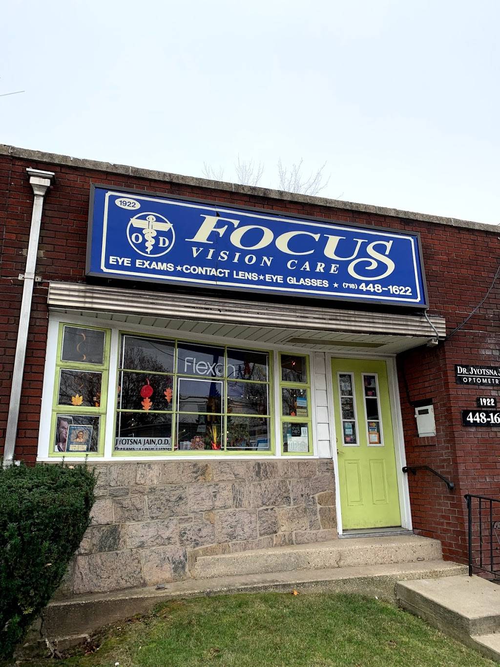 Focus Vision Care Optometry Inc | 2260 Victory Blvd, Staten Island, NY 10314, USA | Phone: (718) 448-1622