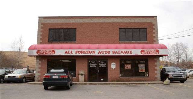 ALL FOREIGN AUTO SALVAGE, INC. | 300 Thatcher St, East Bridgewater, MA 02333, USA | Phone: (508) 587-0222