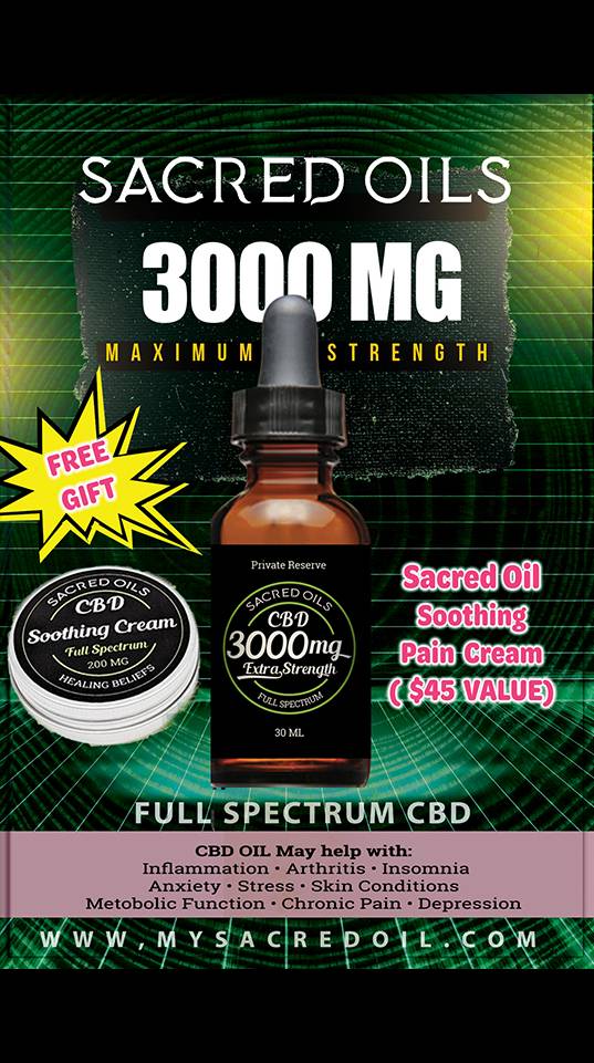 CBD Sacred Oils Retail & Wholesale | 13740 Midway Rd Ste 522, Dallas, TX 75244, USA | Phone: (469) 951-3910