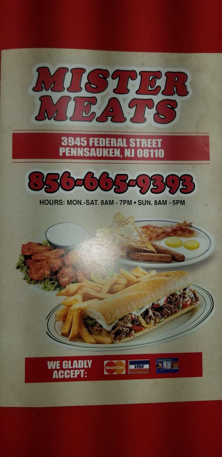 Mister Meat Inc | 3945 Federal St, Pennsauken Township, NJ 08110, USA | Phone: (856) 665-9393