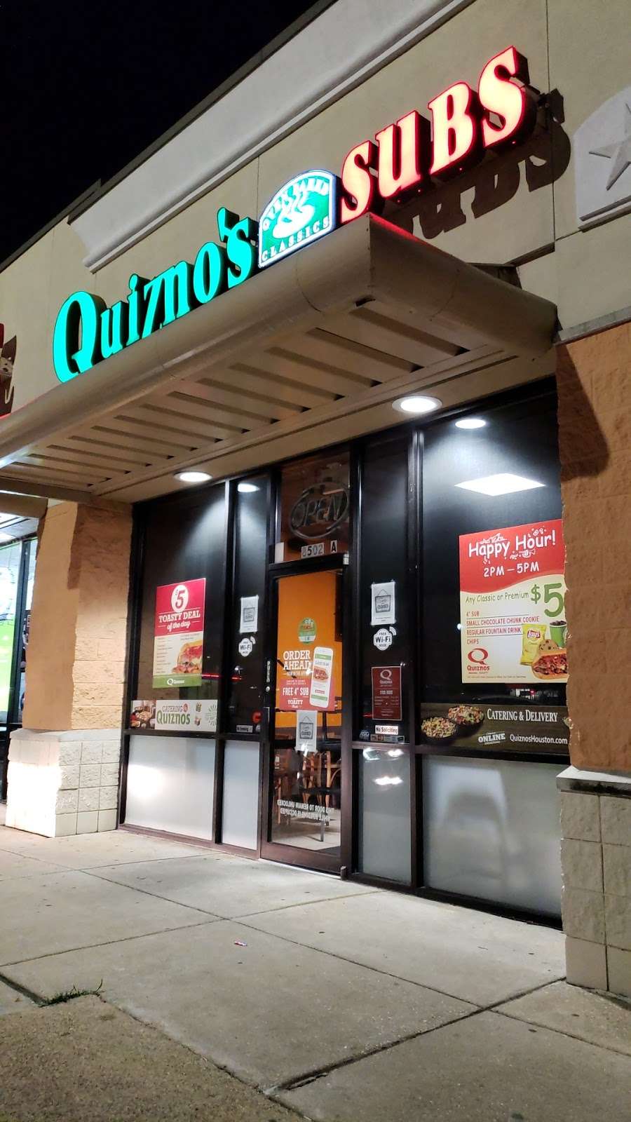 Quiznos | 8502 Main St Ste A, Houston, TX 77025 | Phone: (832) 778-8014