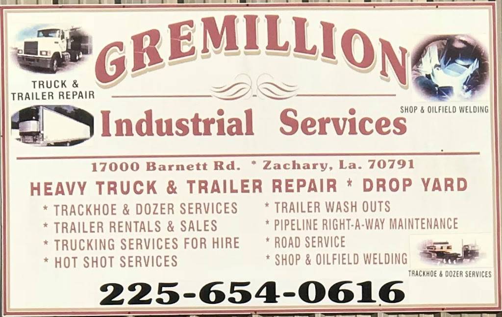 Gremillion Industrial Services, Inc. | 17000 Barnett Rd, Zachary, LA 70791, USA | Phone: (225) 654-0616