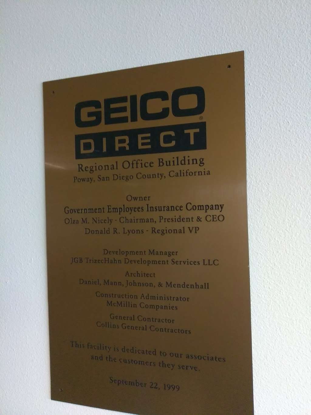 GEICO Corporate Office | 14111 Danielson St, Poway, CA 92064, USA | Phone: (858) 513-5500