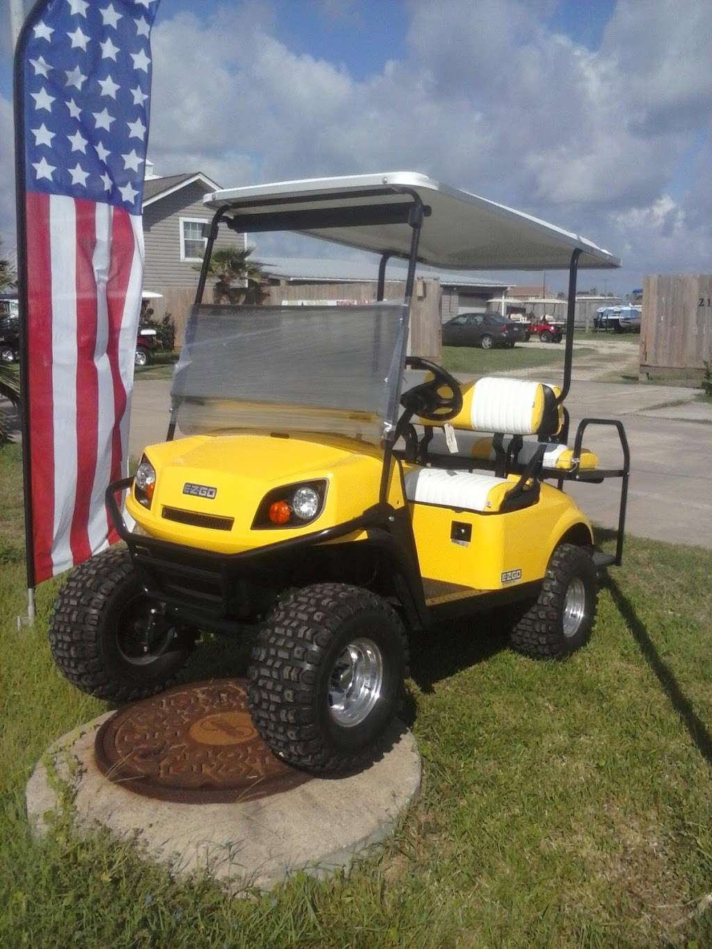 Southern Tide Golf Carts | 21430 Termini-San Luis Pass Rd, Galveston, TX 77554 | Phone: (409) 632-7568