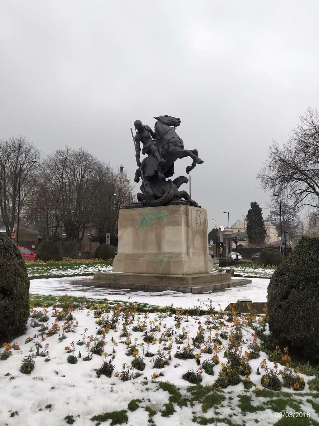 St Georges Statue | 151A Park Rd, London NW8 7HT, UK