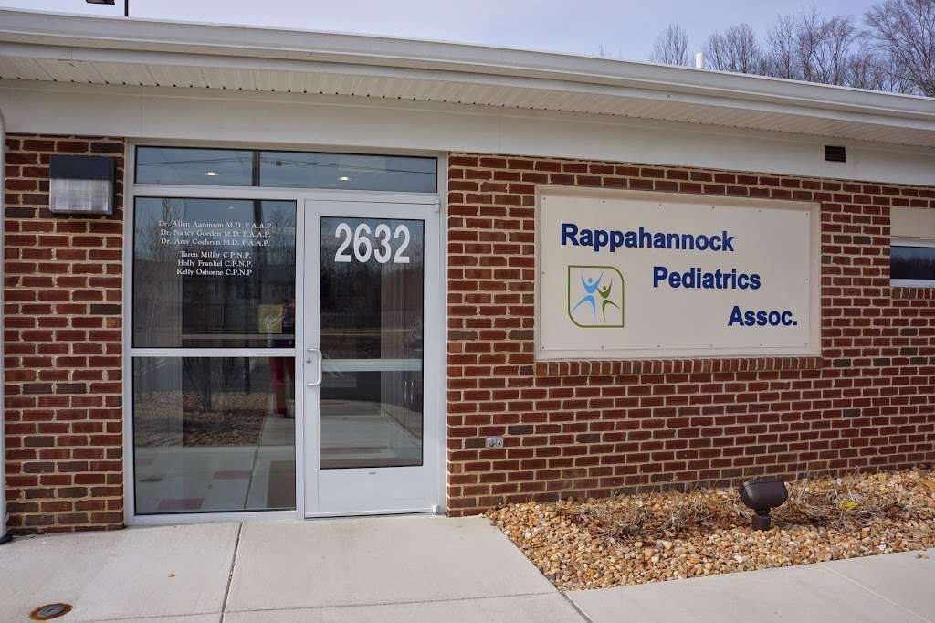 Rappahannock Pediatric Associates | 2632 Salem Church Rd, Fredericksburg, VA 22407, USA | Phone: (540) 899-3440