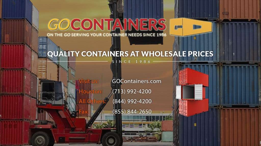 GoContainers, LLC | 242 N Ww White Rd, San Antonio, TX 78219 | Phone: (210) 992-4200