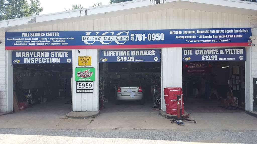 MD State Inspection United Car Care | 7408 Baltimore Annapolis Blvd, Glen Burnie, MD 21061 | Phone: (410) 761-0950