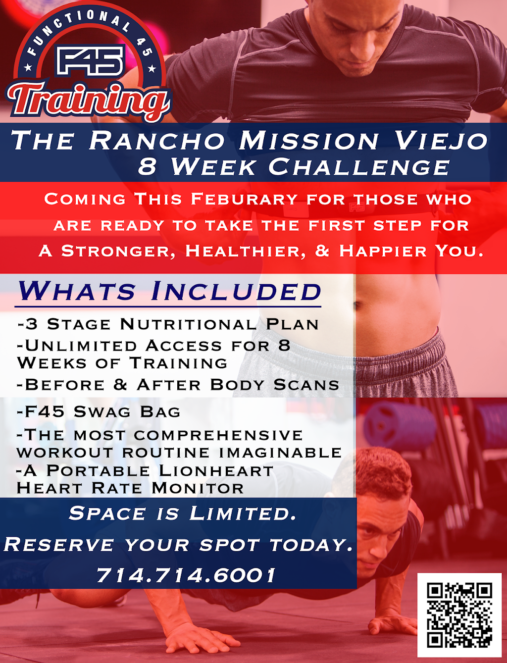 F45 Training Rancho Mission Viejo | 30595 Gateway Pl h2, San Juan Capistrano, CA 92675 | Phone: (714) 714-6001