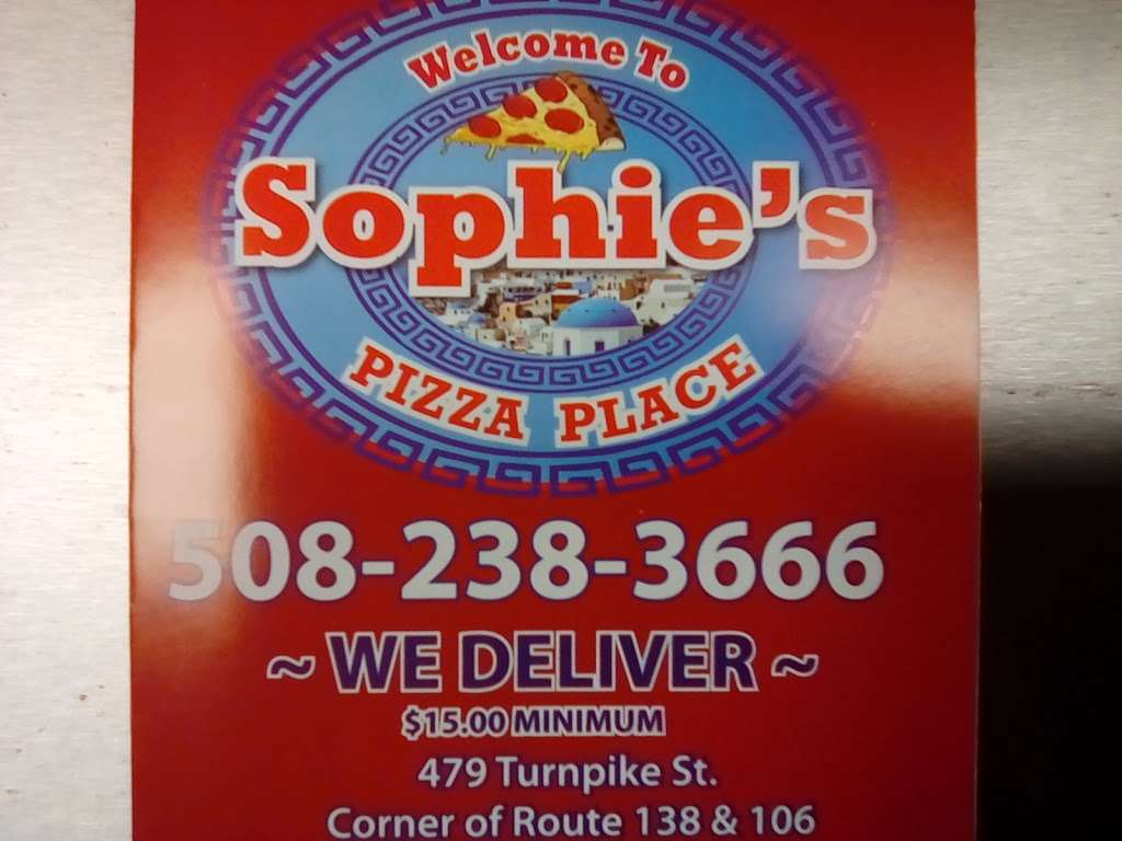 Sophies Pizza Place | 479 Turnpike St, South Easton, MA 02375, USA | Phone: (508) 238-3666