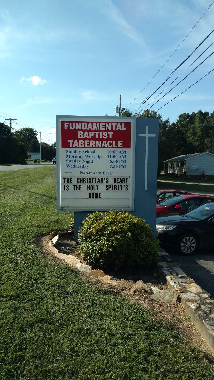 Fundamental Baptist Tabernacle | 1357 Swicegood Rd, Lexington, NC 27295, USA | Phone: (336) 853-7488