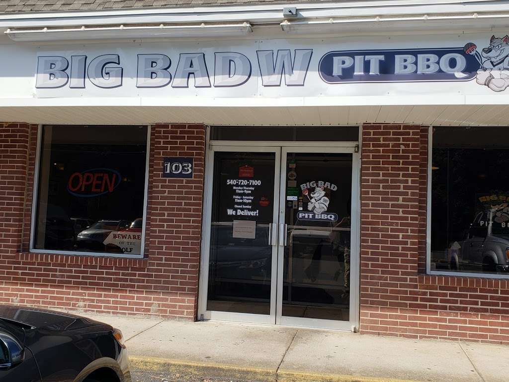 Big Bad W Pit BBQ | 3249 Jefferson Davis Hwy #103, Stafford, VA 22554, USA | Phone: (540) 720-7100