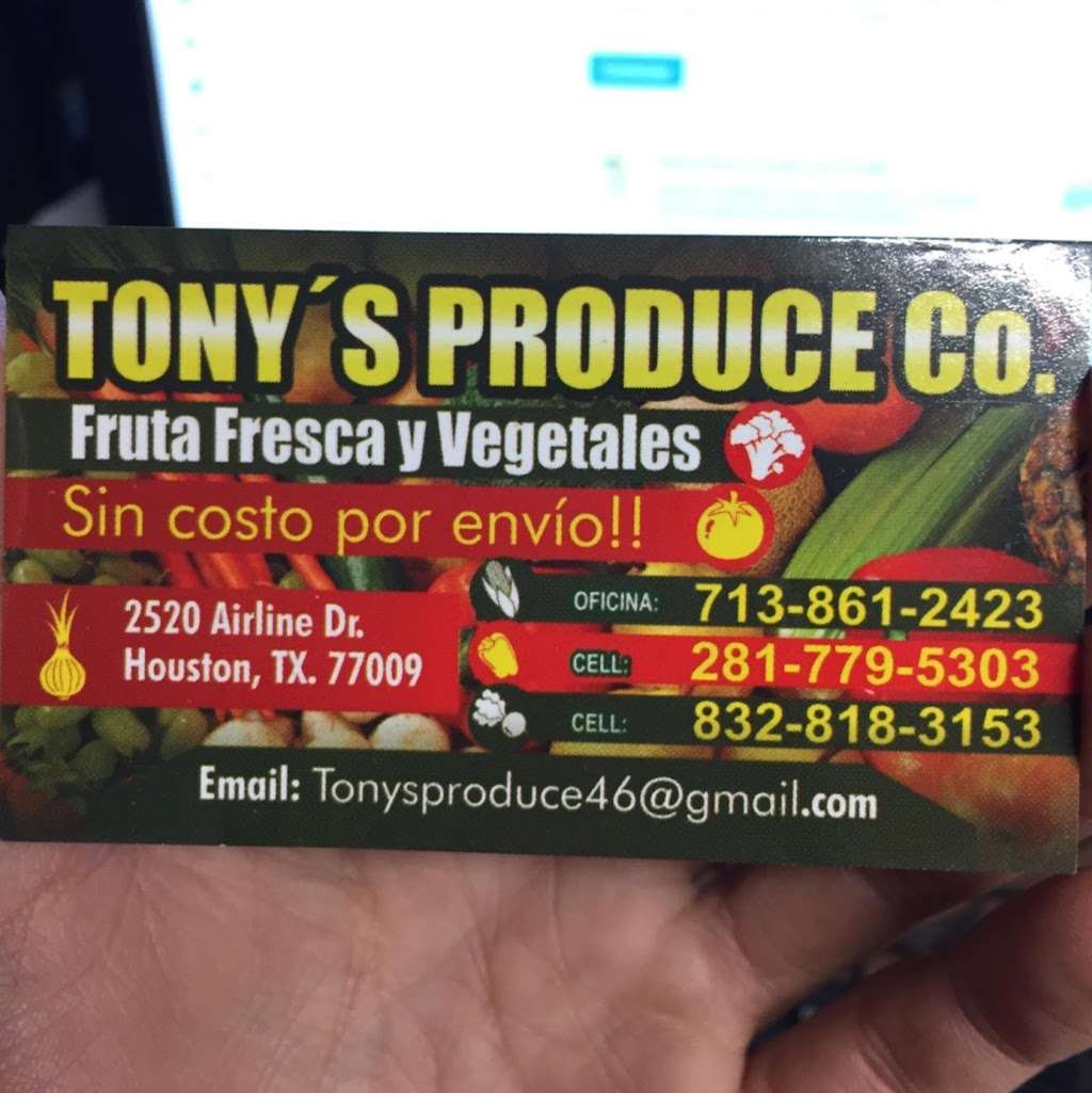 Tonys Produce | 2520 Airline Dr, Houston, TX 77009, USA | Phone: (713) 861-2423