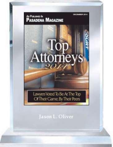 Law Offices of Jason L Oliver | 128 N Fair Oaks Ave #107, Pasadena, CA 91103, USA | Phone: (626) 797-2777