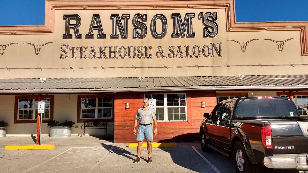 Ransoms Steakhouse & Saloon | 300 C B Stewart Dr, Montgomery, TX 77356, USA | Phone: (936) 597-6677