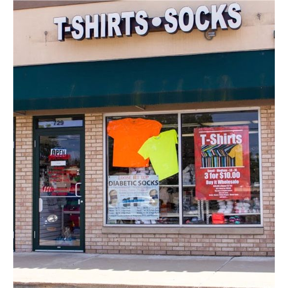 T-Shirts Socks /Just Wholesale Concepts Inc | 729 E Roosevelt Rd, Lombard, IL 60148 | Phone: (630) 495-9508