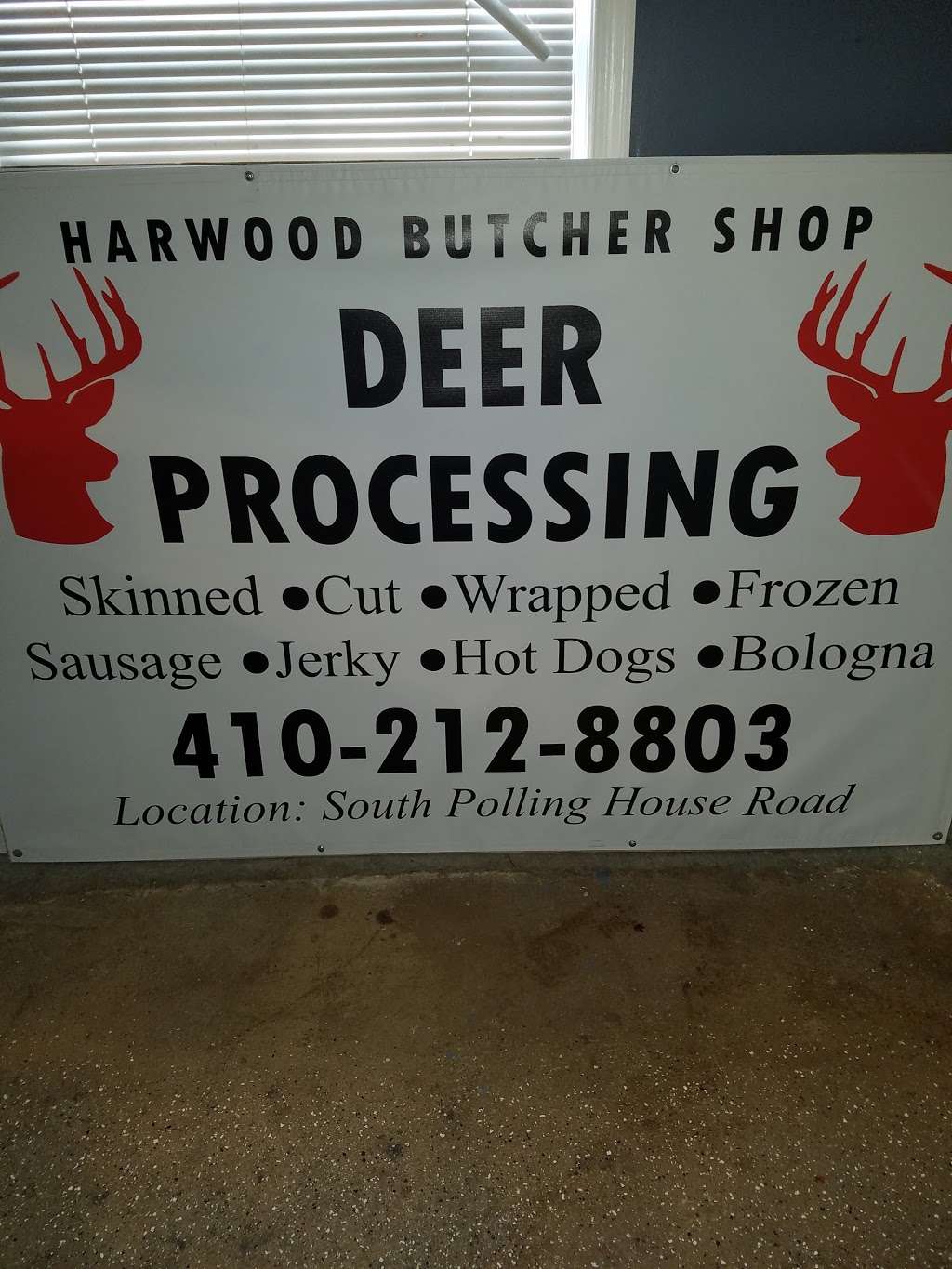 Harwood Butcher Shop Deer Processing | 4531 S Polling House Rd, Harwood, MD 20776, USA | Phone: (410) 212-8803