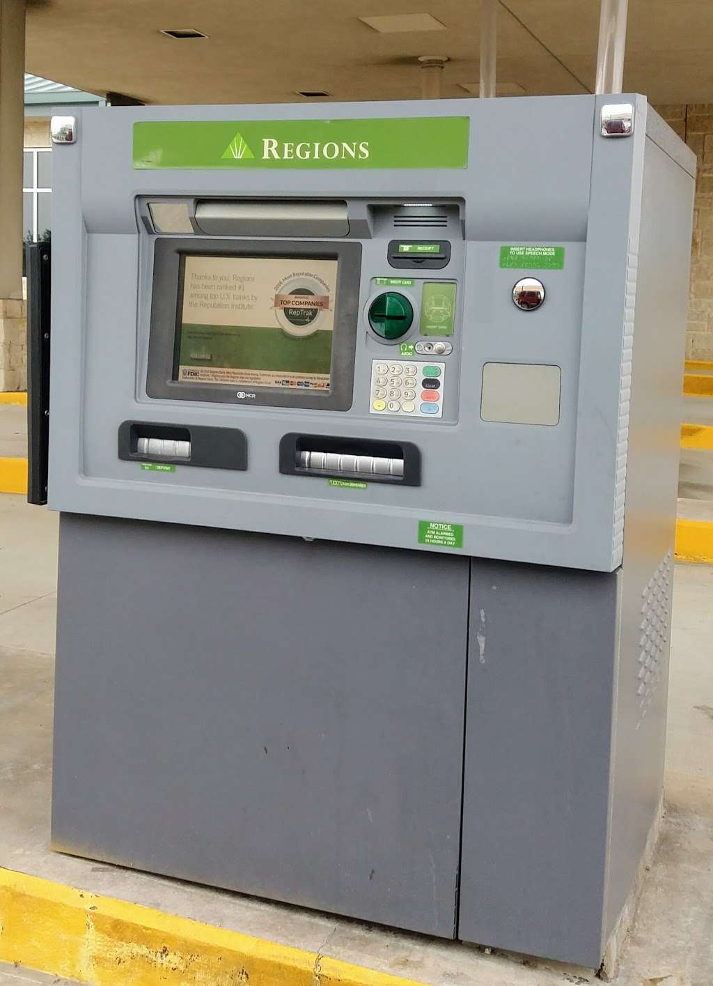 ATM (Regions Bank) | 7405 Las Colinas Blvd, Irving, TX 75063, USA | Phone: (800) 734-4667