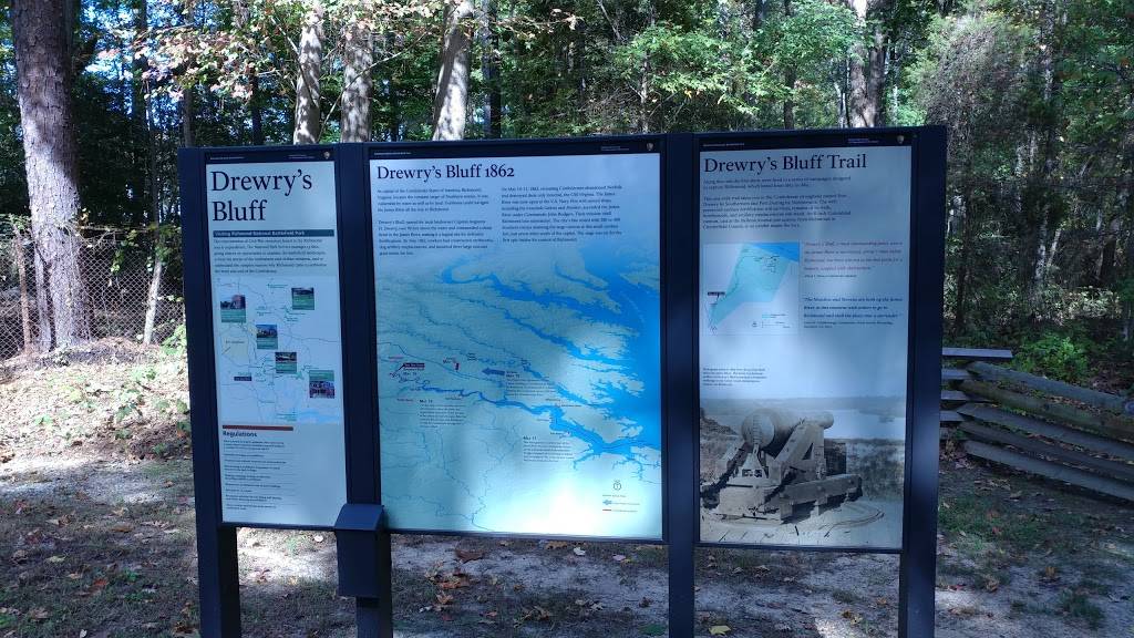 Richmond National Battlefield Park – Drewry’s Bluff / Fort Darli | Fort Darling Rd, Richmond, VA 23237, USA | Phone: (804) 226-1981