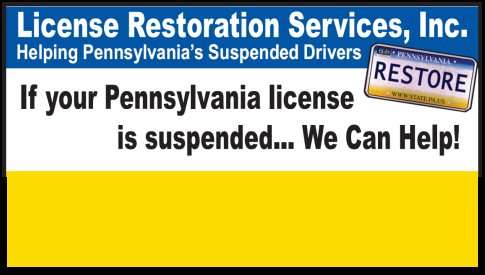 License Restoration Services Inc. | 200 Lawrence Rd #100, Broomall, PA 19008, USA | Phone: (610) 355-9600