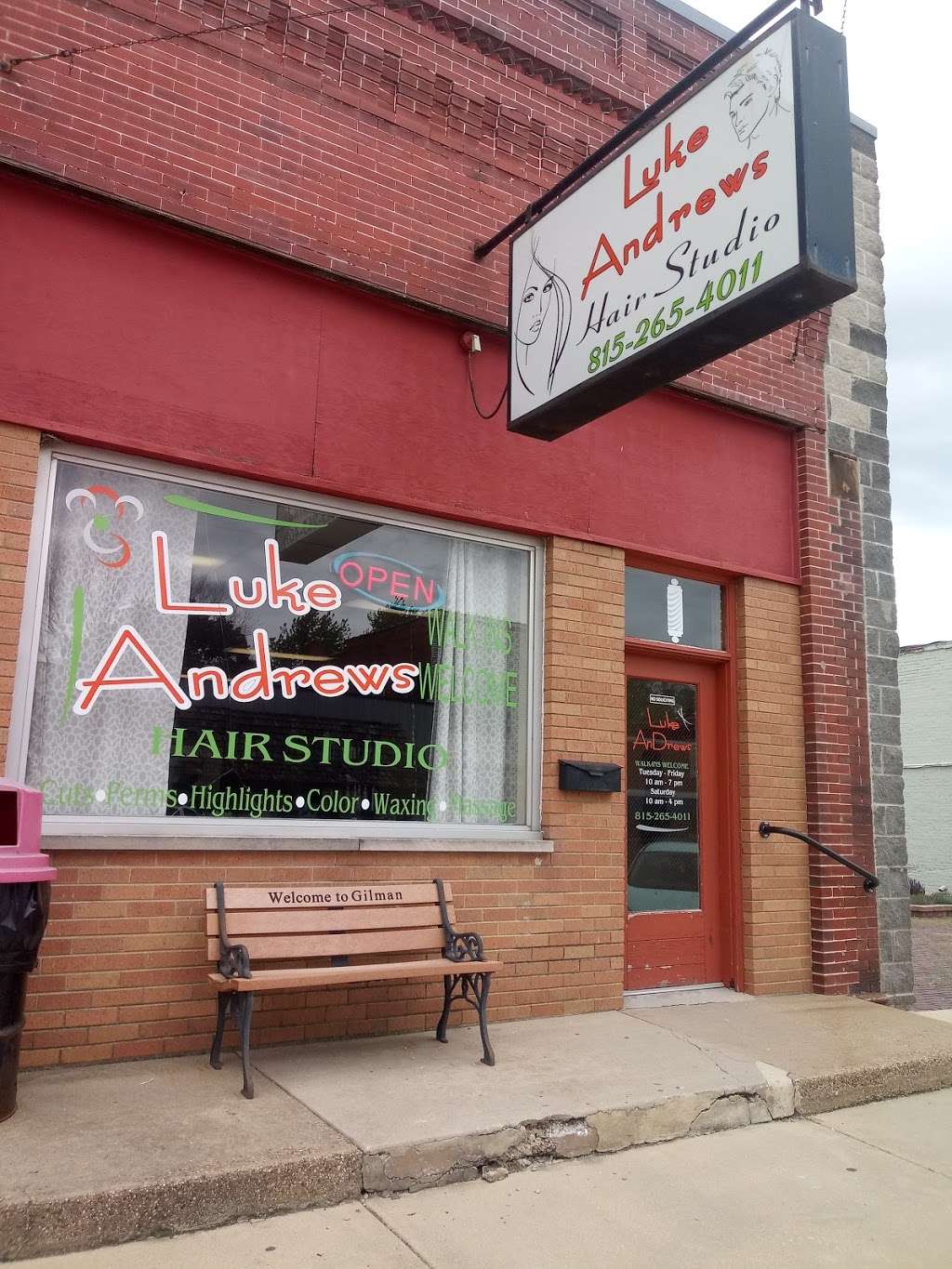 Luke Andrews Hair Studio | 114 N Central St, Gilman, IL 60938, USA | Phone: (815) 265-4011