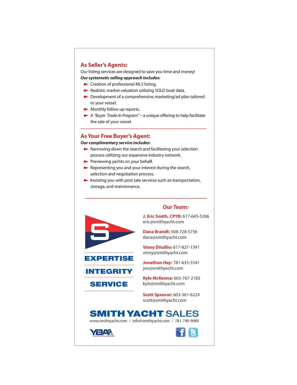 Smith Yacht Sales | 24 Shipyard Dr, Hingham, MA 02043, USA | Phone: (781) 749-9989