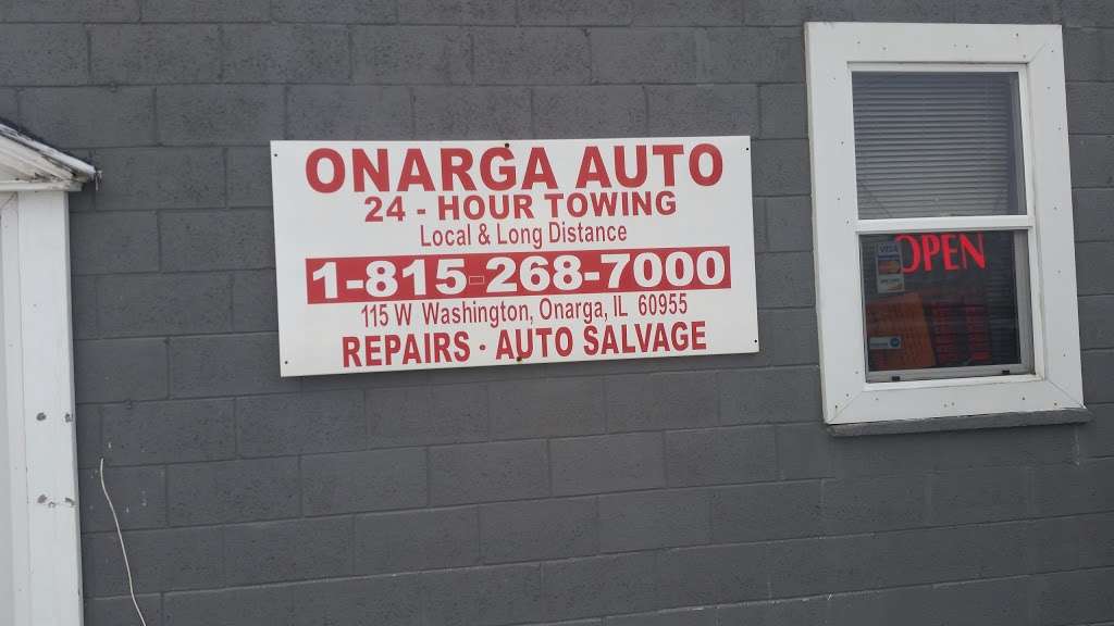 Onarga Auto Repair | 115 E Washington Ave, Onarga, IL 60955, USA | Phone: (815) 268-7000