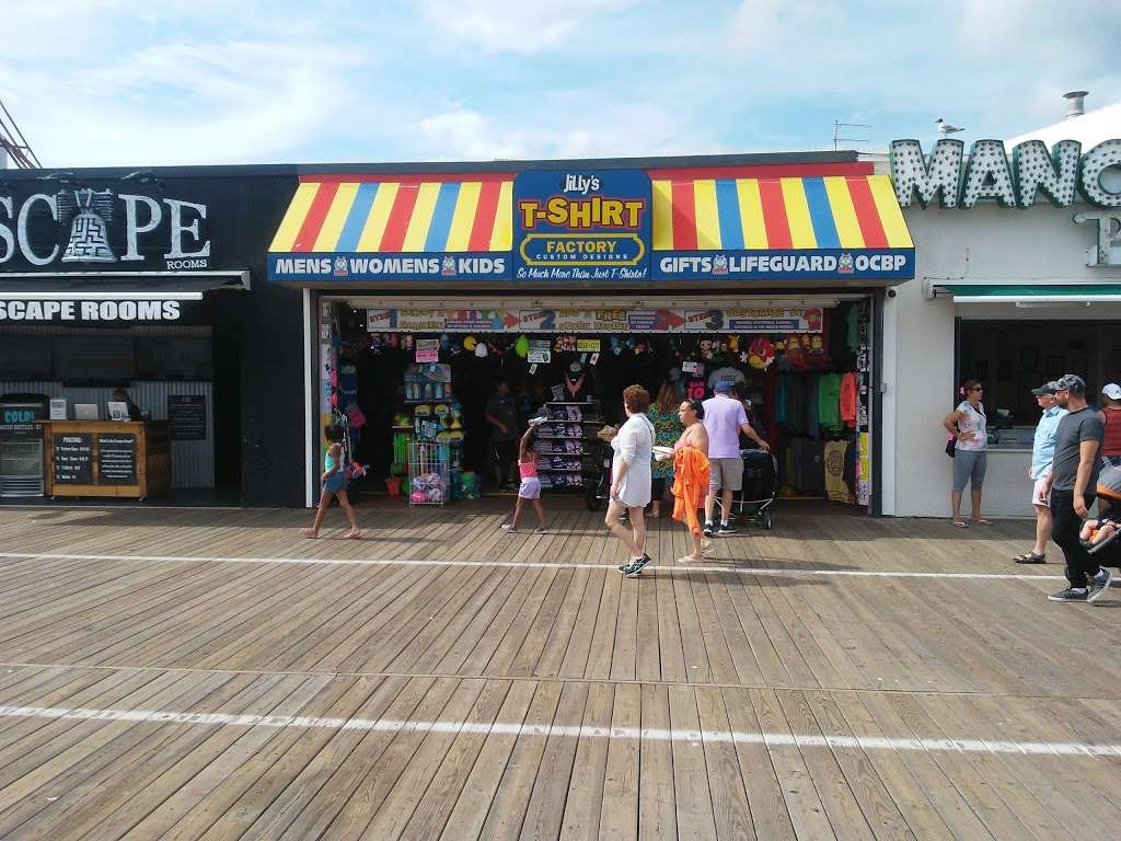 Jillys T-Shirt Factory, LLC | 762 Boardwalk, Ocean City, NJ 08226, USA | Phone: (609) 385-1234 ext. 2