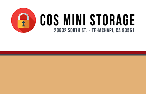 Cos Mini-Storage | 20632 South St, Tehachapi, CA 93561 | Phone: (661) 822-3053