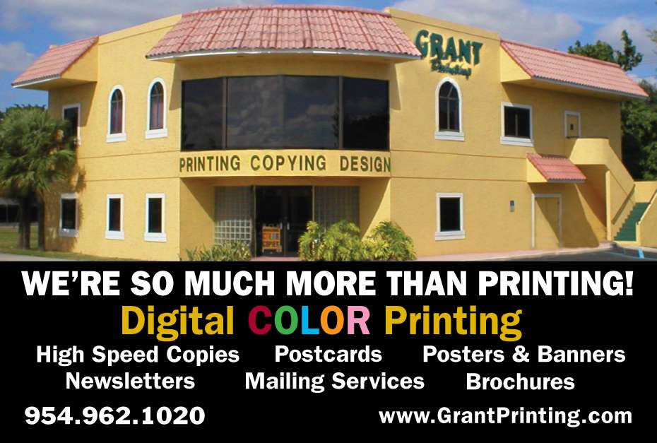 Grant Printing | 6109 Pembroke Rd, Hollywood, FL 33023, USA | Phone: (954) 962-1020