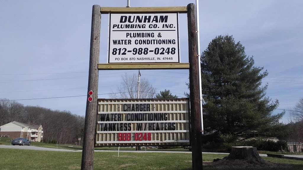 Dunham Plumbing Co | 4245 State Rd 46 E, Nashville, IN 47448, USA | Phone: (812) 988-0248