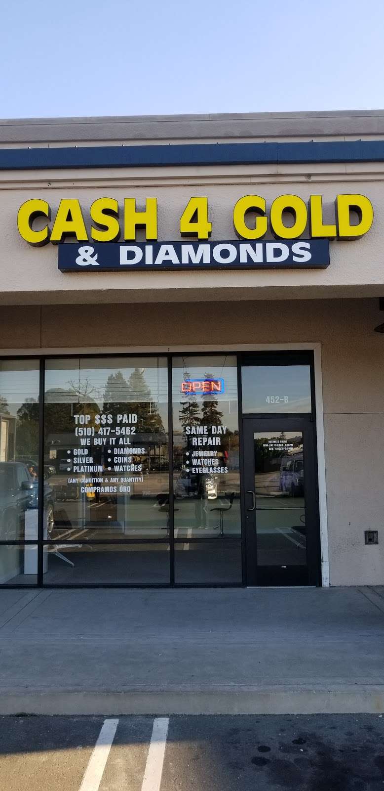 Cash 4 Gold & Diamonds | 452 Appian Way Suite B, El Sobrante, CA 94803 | Phone: (510) 417-5462