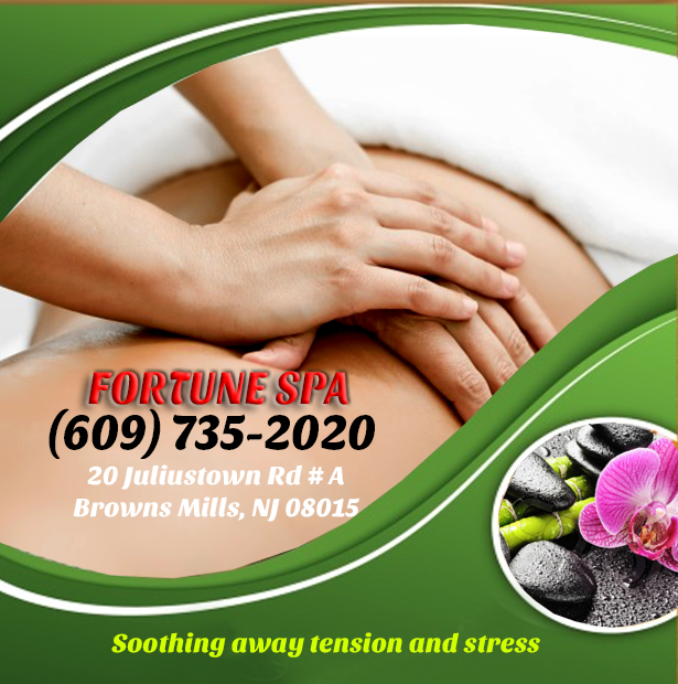 Fortune Spa | 3601, 20 Juliustown Rd # A, Browns Mills, NJ 08015, USA | Phone: (609) 735-2020