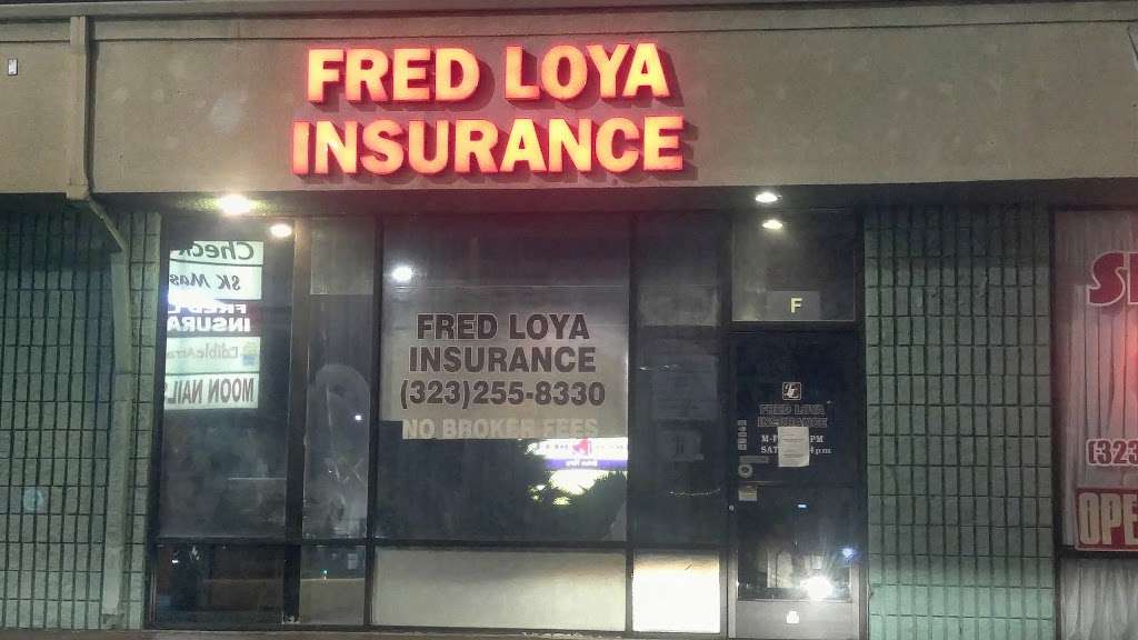 Fred Loya Insurance | 6100 N Figueroa St Unit F, Los Angeles, CA 90042, USA | Phone: (323) 255-8330