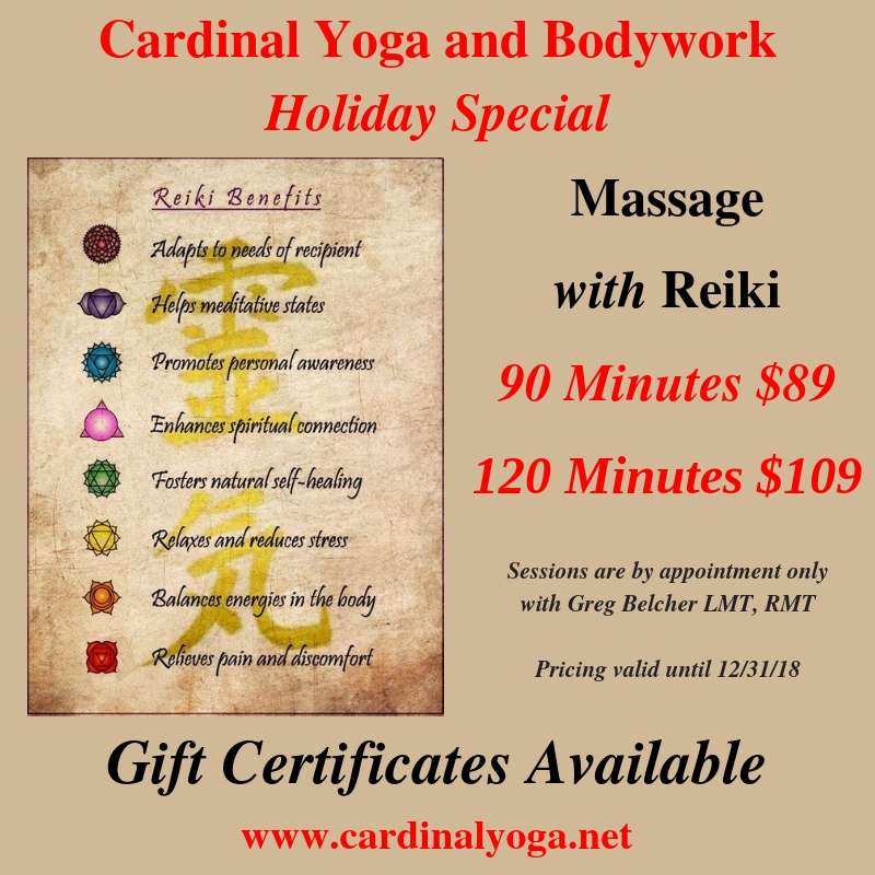 Cardinal Yoga and Bodywork | 345 Union St, Rockland, MA 02370, USA | Phone: (781) 421-6007