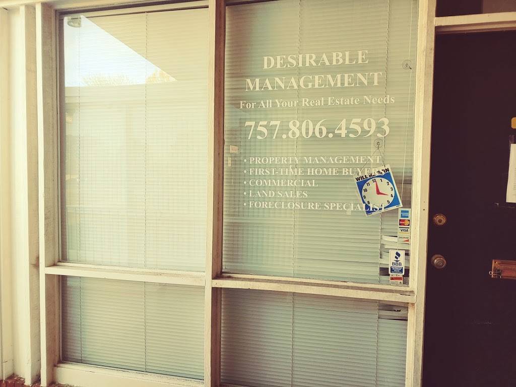 Desirable Management LLC | 4000 W Mercury Blvd #3c, Hampton, VA 23666, USA | Phone: (757) 806-4593