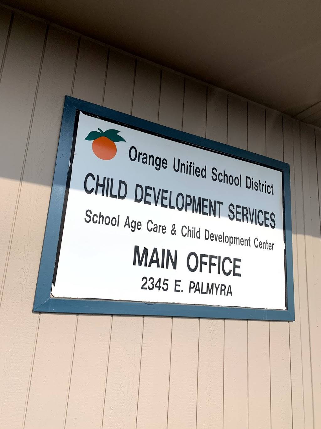 OUSD Child Development Center | 2345 E Palmyra Ave, Orange, CA 92869, USA | Phone: (714) 628-5570