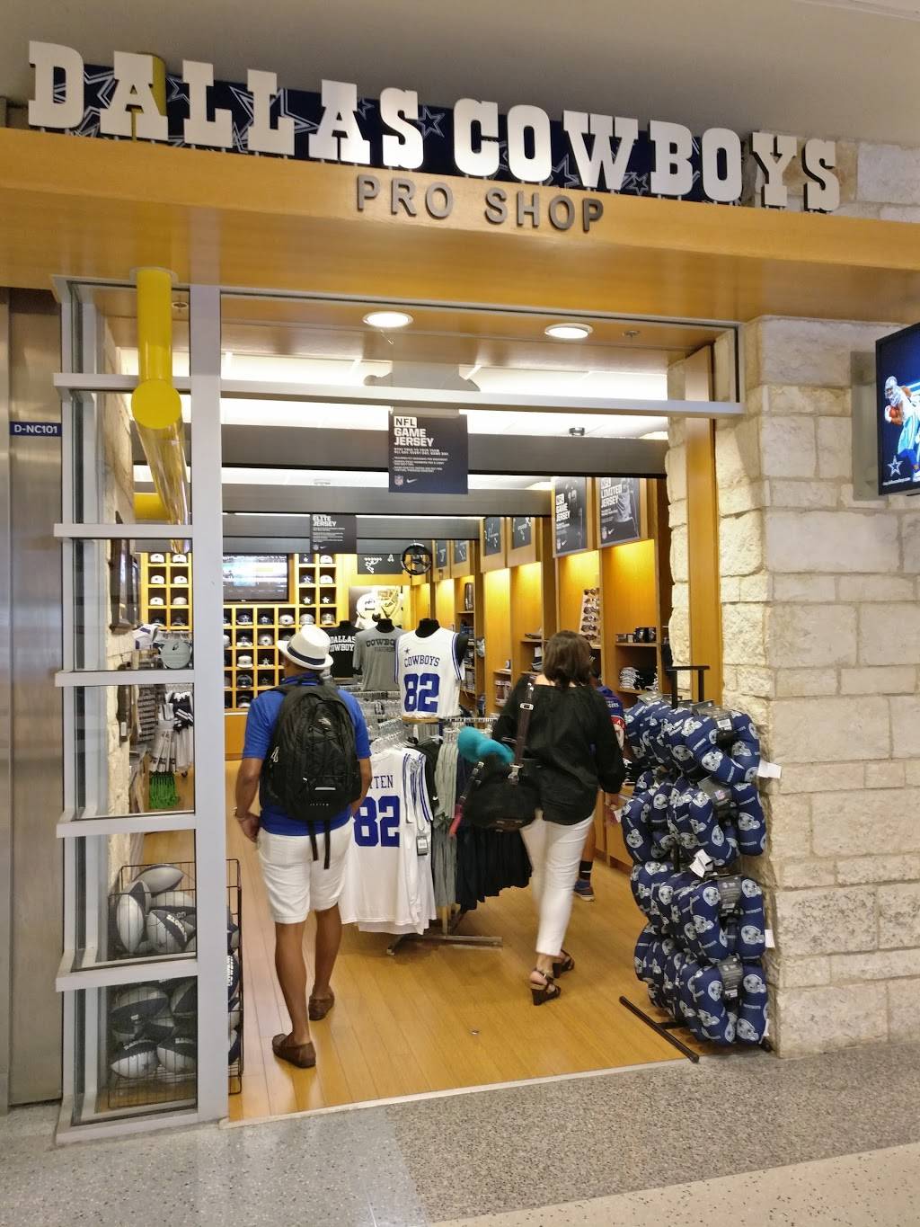 Dallas Cowboys Pro Shop | DFW International Airport (DFW), Terminal D, N Service Rd, Dallas, TX 75261, USA | Phone: (972) 973-4405