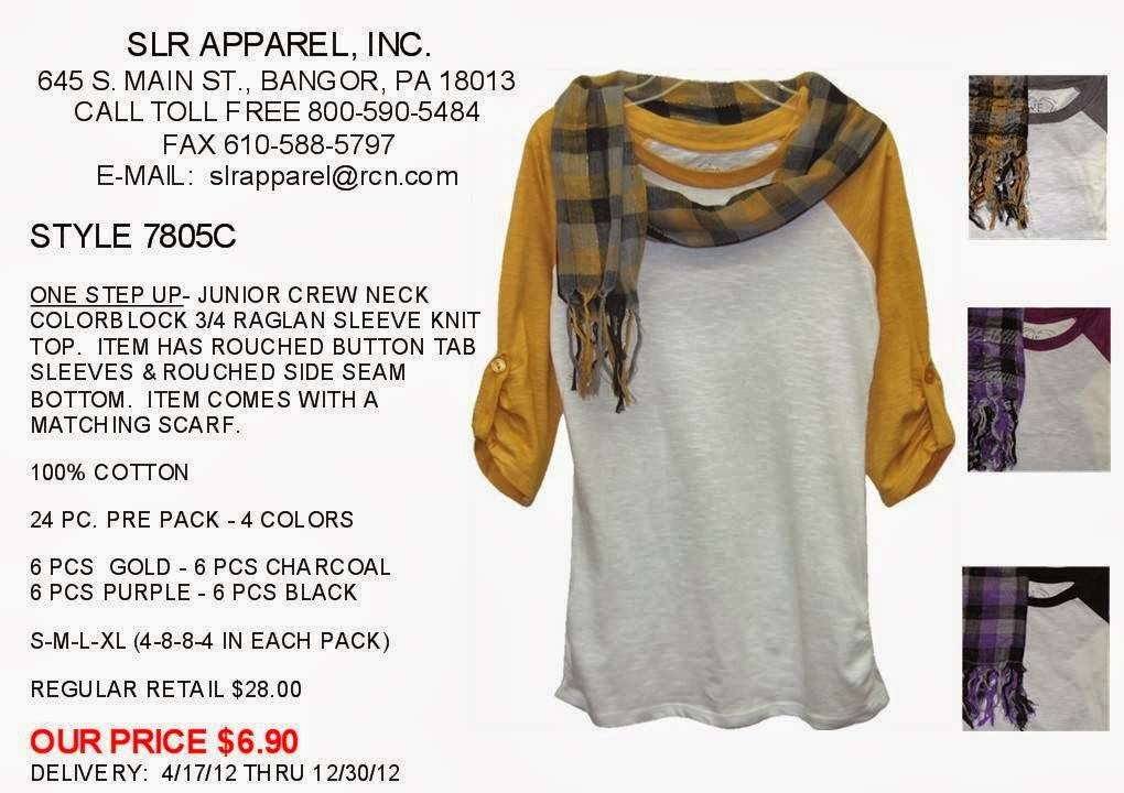 SLR Apparel Inc | 645 S Main St, Bangor, PA 18013, USA | Phone: (610) 588-3311