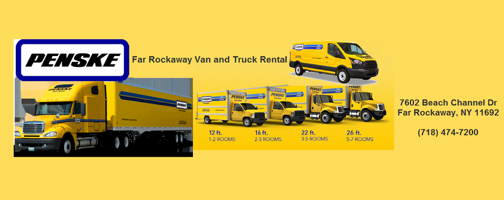 The Rockaways Car, Van & Truck Rental | 7602 Beach Channel Dr, Far Rockaway, NY 11692, USA | Phone: (718) 474-7200