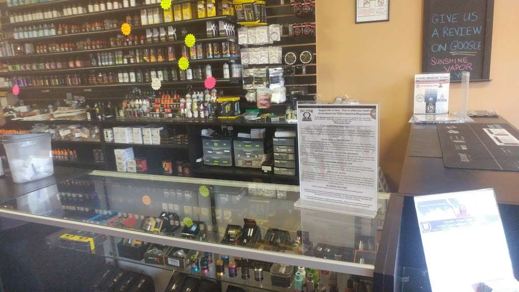 SUNSHINE VAPOR LLC | 2772 Elkcam Blvd, Deltona, FL 32738 | Phone: (386) 516-5189