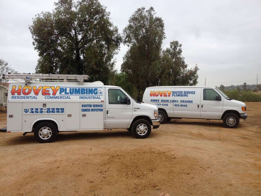 Hovey Rooter Service & Plumbing | 18386 Roberts Rd, Riverside, CA 92508, USA | Phone: (951) 737-2298